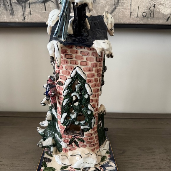 Blue Sky Clayworks “Winter” by Heather Goldminc 2001 Numbered Tealight Holder - Picture 8 of 11